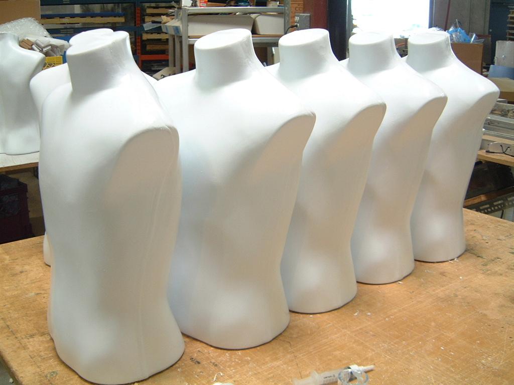 Custom Mannequin Torsos Dimension 3 Plastics Ltd. Dimension 3