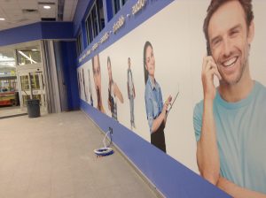 Wall Mounted Vinyl Graphics