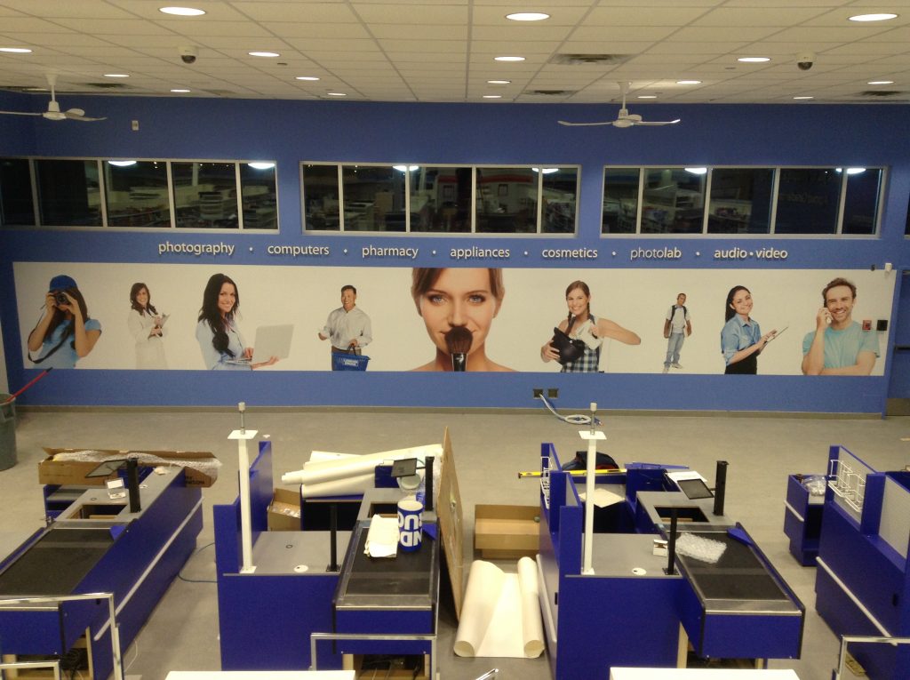 Wall Mounted Vinyl Graphics