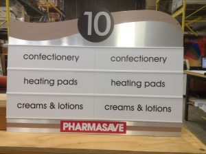 Hanging Signs & Aisle Signs