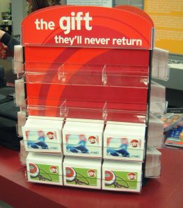 Rotating Gift Card Holder